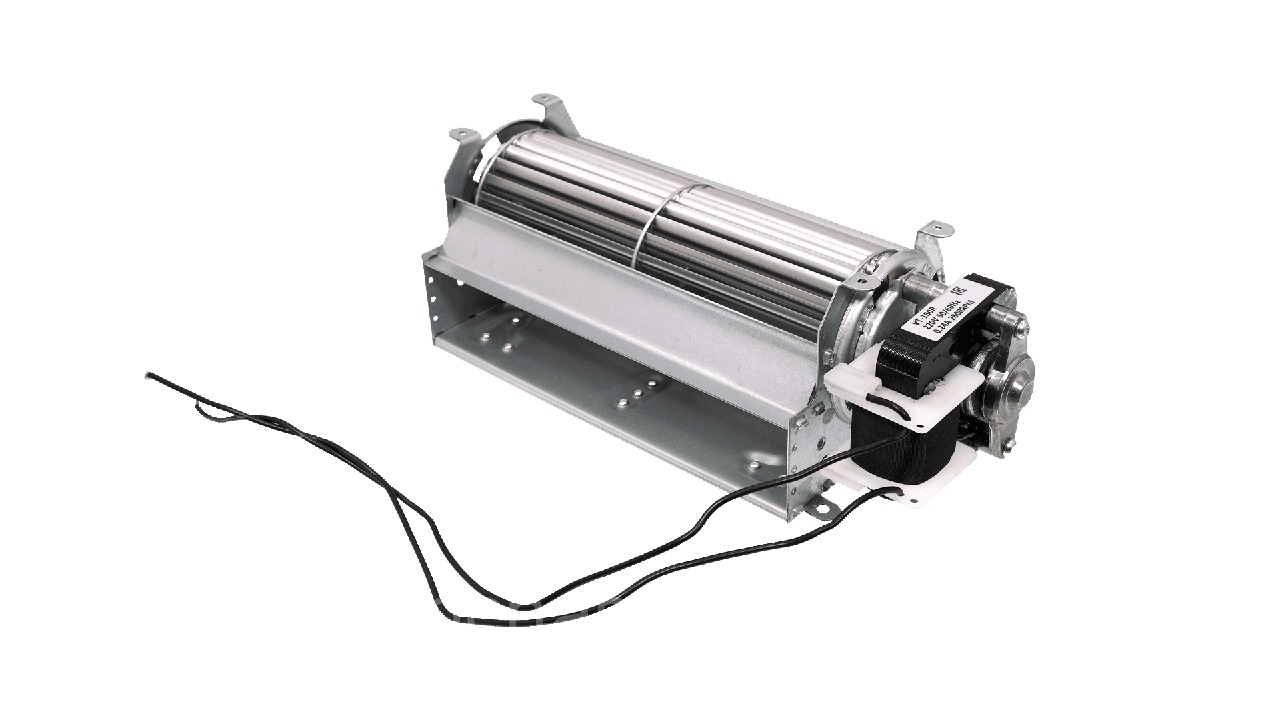 Вентилятор обдуву тангенціальний для холодильника BW2.5, 14 Вт, 2800 об, l=180 мм (двигун справа)