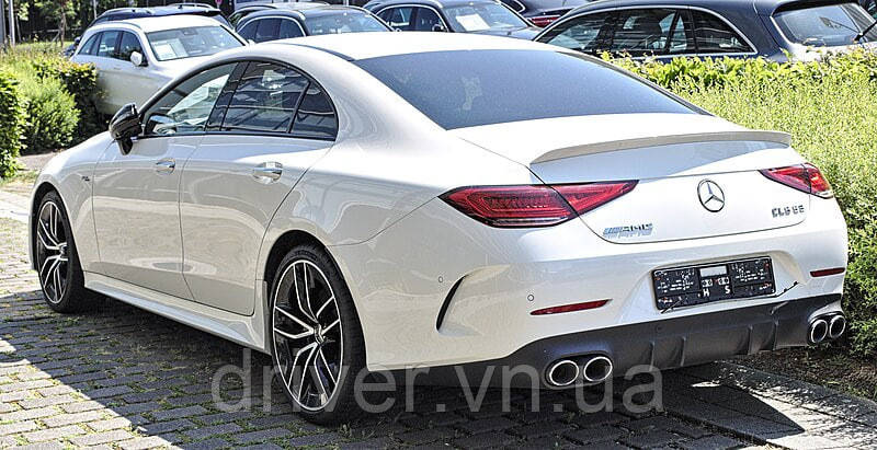 Задний диффузор с насадками (Дизайн GT53) для Mercedes CLS C257 2018- гг