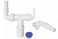 Під'єднання до пральної та сушильної машини 32/40 мм із заглушкою WMVT-3240PL McAlpine