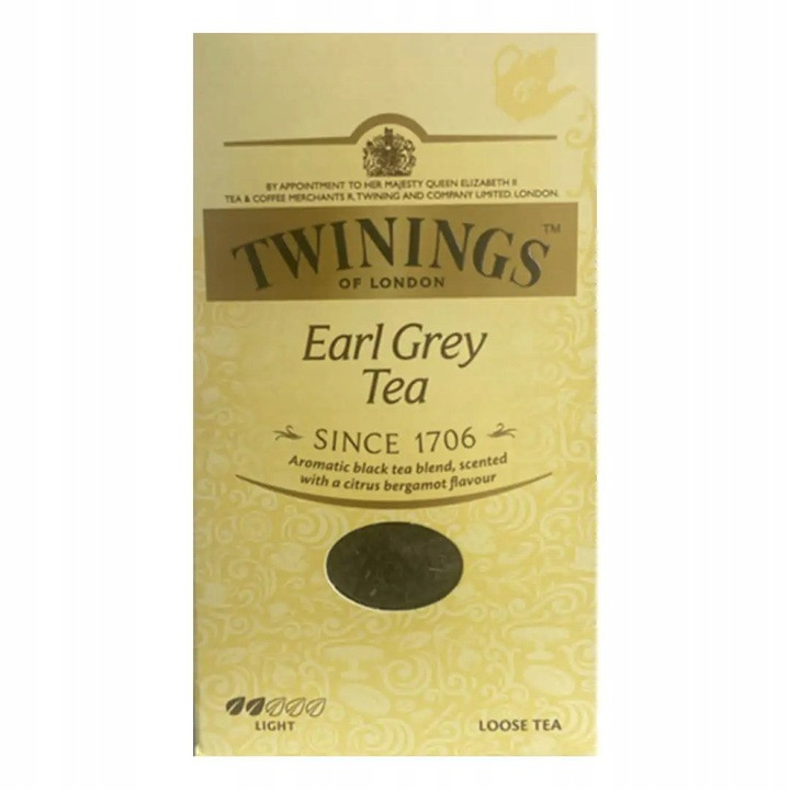 Чай чорний Twinings Earl Grey, 200 г листовий