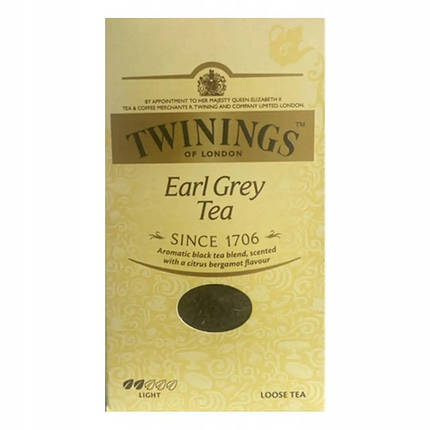 Чай чорний Twinings Earl Grey, 200 г листовий, фото 1