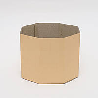 Коробка для квітів 145*145*120 тілесного кольору