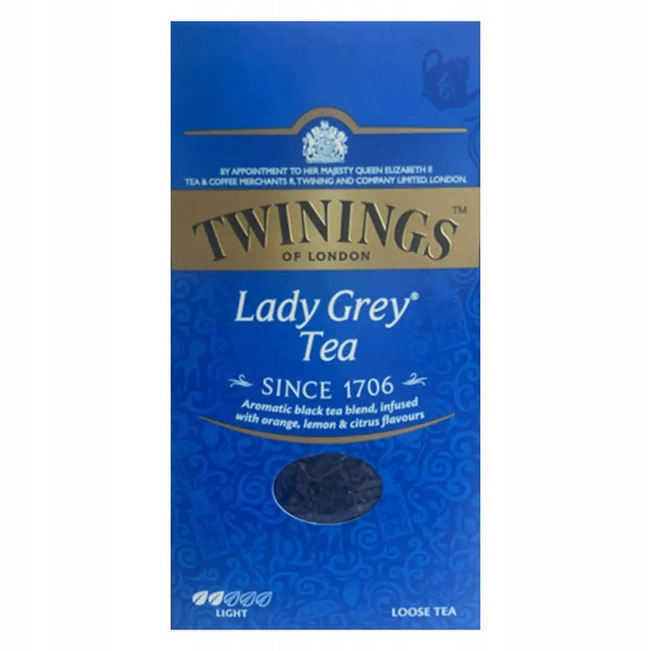 Чай чорний листовий Lady Grey Twinings, 200 г