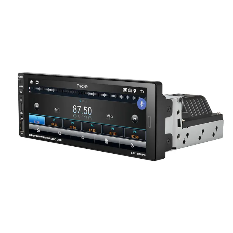 Автомагнітола із сенсорним екраном 6.9" 1DIN 6288А ANDROID 2/32GB із Carplay, фото 1