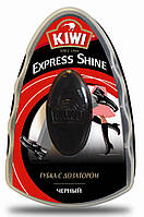 Губка для взуття KIWI Express Shine Чорна з дозатором 6 мл.