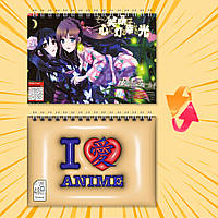 Блокнот на пружині в клітинку 48 арк. Accel World / Прискорений світ 005