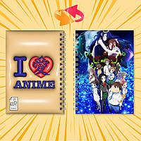 Блокнот на пружині в клітинку 48 арк. Accel World / Прискорений світ 008