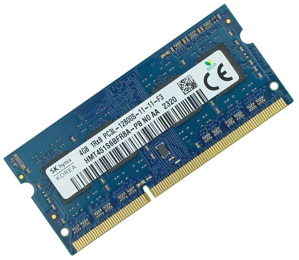 Оперативна пам'ять DDR3L 1600 4GB PC3L-12800s для ноутбука SODIMM SK hynix HMT451S6BFR8A-PB