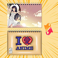 Блокнот на пружині в клітинку 48 арк. Accel World / Прискорений світ 011