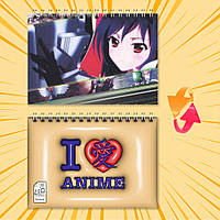 Блокнот на пружині в клітинку 48 арк. Accel World / Прискорений світ 012