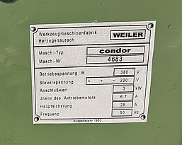 Верстат токарний Weiler Condor, фото 6
