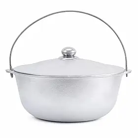 Казан алюмінієвий з дужкою та кришкою  4 л