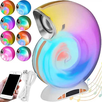 Бездротова міні смарт колонка 4 в 1 з блютуз Сonch Music Light, 256 режимів освітлення