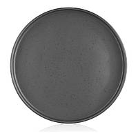 Тарілка десертна з бортами Ardesto Trento 205 мм сір (AR2920TG)