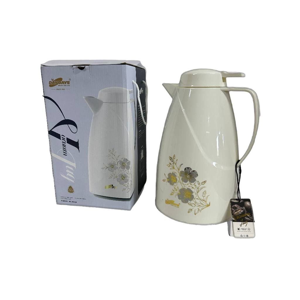 Термос-глечик DayDays WL-R200A Термос для напоїв зі скляною колбою та ручкою