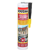 Герметик силіконовий універсальний чорний Soudal 280 мл
