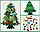 Дитяча Різдвяна ялинка з фетру Без іграшок Chrismas Free ялинка на стіну 95x70 см, фото 3