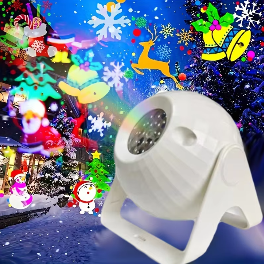 Новорічний проєктор для дому з кронштейном із живленням від USB Проєктор XKL-Q8