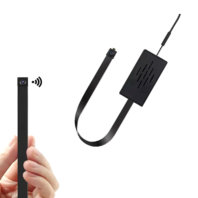 Камера Wi-Fi міні KONLEN Z5S+ з гнучким 20 см шлейфом, вбудованим АКБ, APP LookCam, пам'ять до 256 Гб