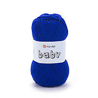 Yarnart BABY (Бейбі) № 979 ультрамарин (Пряжа дитяча, нитки для в'язання)