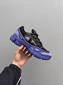 Чоловічі Кросівки Adidas x Raf Simons Ozweego Purple Black / Адідас Раф Сімонс Озвіго Фіолетові з Чорним