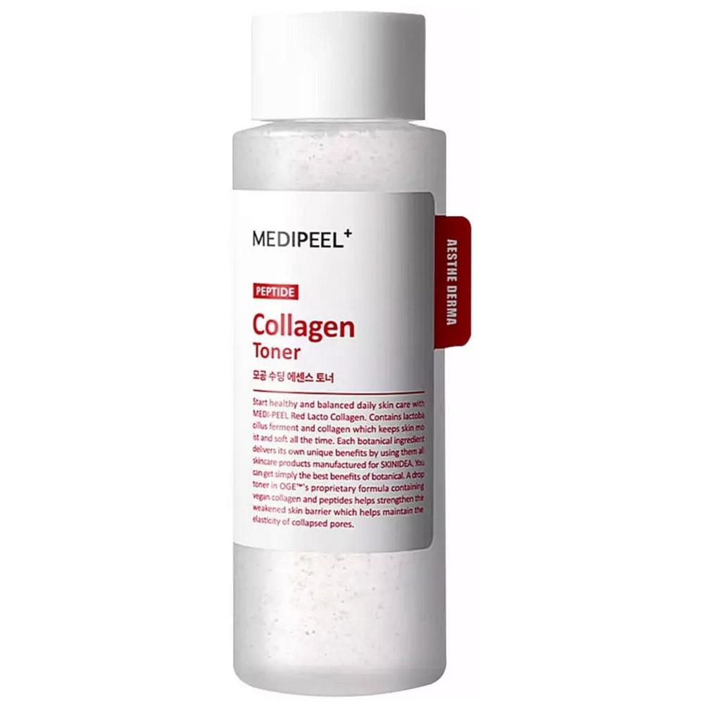 Тонер для обличчя заспокійливий з колагеном Medi-Peel Red Lacto Collagen Soothing Essence Toner 200 мл, фото 1