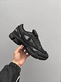 Чоловічі Кросівки Adidas x Raf Simons Ozweego Black / Адідас Раф Сімонс Озвіго Чорні