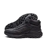 Чорні спортивні зимові черевики з натуральної шкіри на хутрі, фото 8