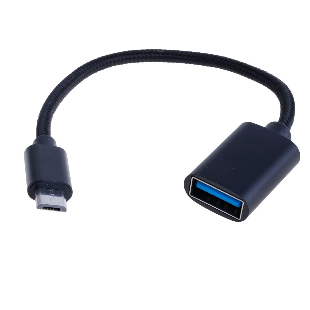 Кабель micro USB на USB-A "мама" 0,15м LJ