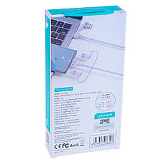 Кабель USB US-SJ646 U85 PD100W 2 м (USAMS) фіолетовий, фото 3
