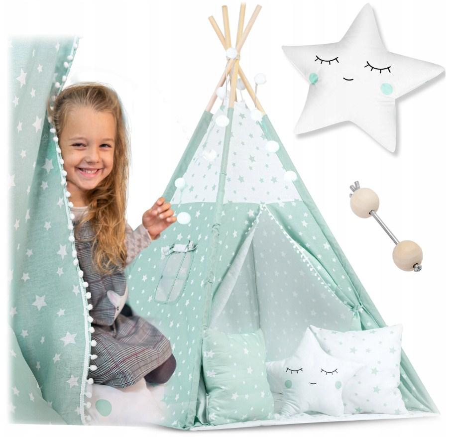 Дитячий намет ВігВам TIPI NUKIDO м'ята 740024, фото 1