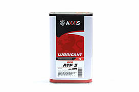 Олія трансміс.(червона) AXXIS ATF 3 (Каністра 1л) AX-2068