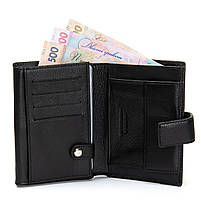 Чоловіче шкіряне портмоне DR. BOND M1CK black.Купити чоловічі гаманці гуртом і в роздріб в Україні., фото 5