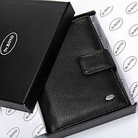 Чоловіче шкіряне портмоне DR. BOND M1CK black.Купити чоловічі гаманці гуртом і в роздріб в Україні., фото 8