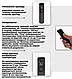 Безконтактний Електронний Термометр Manunn Premium Pro Black / Інфрачервоний Градусник / Цифровий Температурний Датчик, фото 7