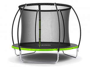 Батут із внутрішньою захисною сіткою 252 см LEOBRO Pro 8FT GREEN