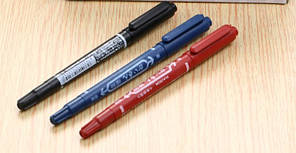 Маркер перманентний 1 мм червоний