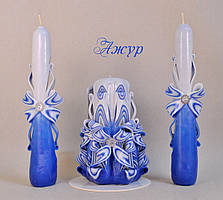 Набір весільних різальних свічок