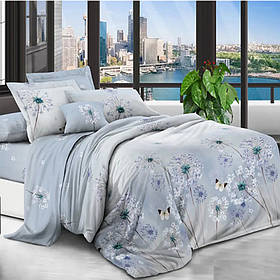 Євро комплект постільної білизни 200х220 Невагомість кульбаби (23557) Бязь бавовна поліестер