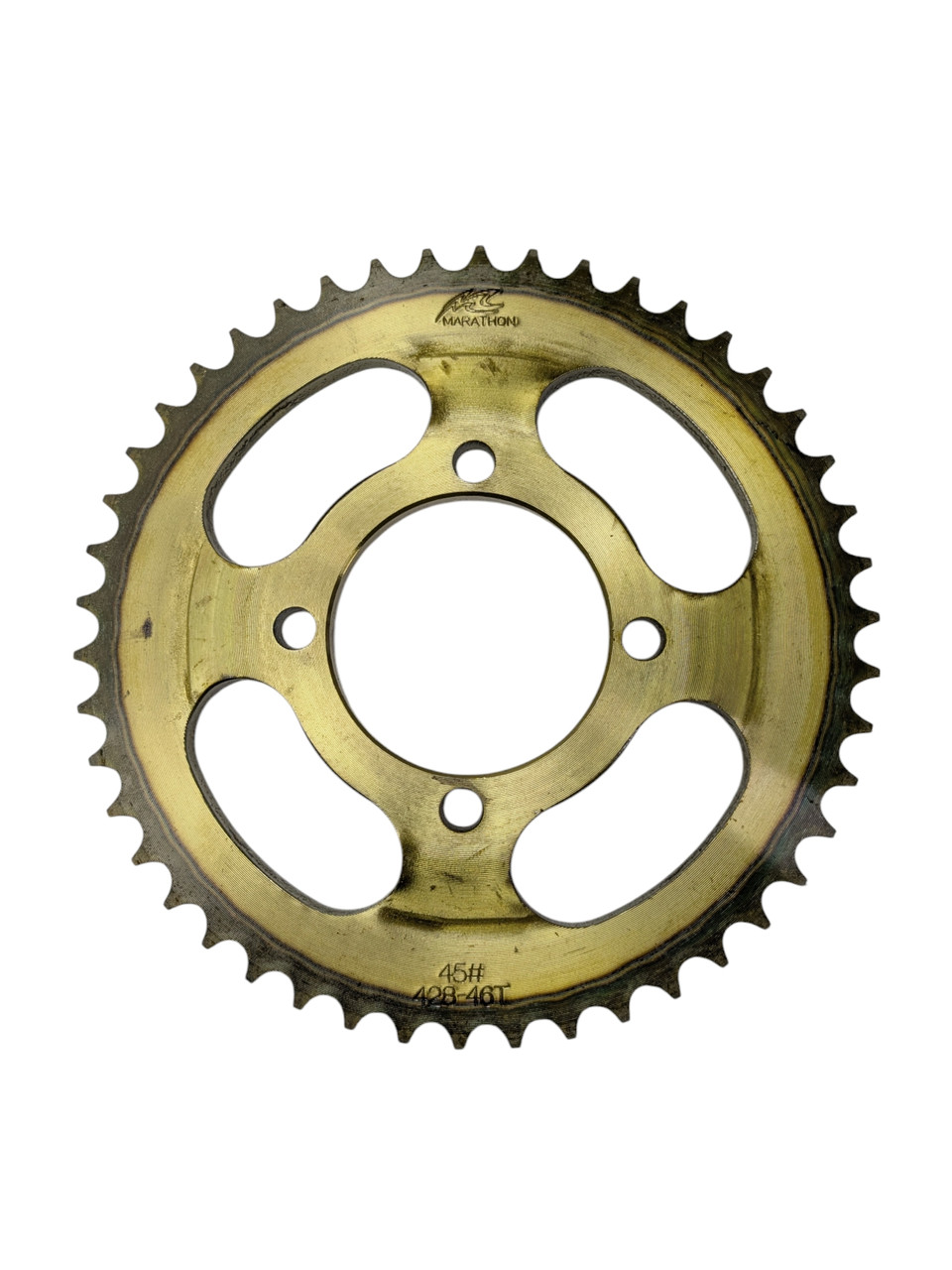 Задня зірка 428-46Т вигнута (тарелка) (d=64 mm, 4 відв.*80 mm)"Marathon" Viper F5, фото 1