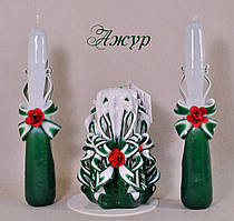 Набір весільних різальних свічок