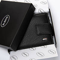 Чоловіче шкіряне портмоне DR. BOND M14CK black.Купити чоловічі гаманці гуртом і в роздріб в Україні., фото 4