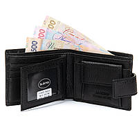 Чоловіче шкіряне портмоне DR. BOND M14CK black.Купити чоловічі гаманці гуртом і в роздріб в Україні., фото 5
