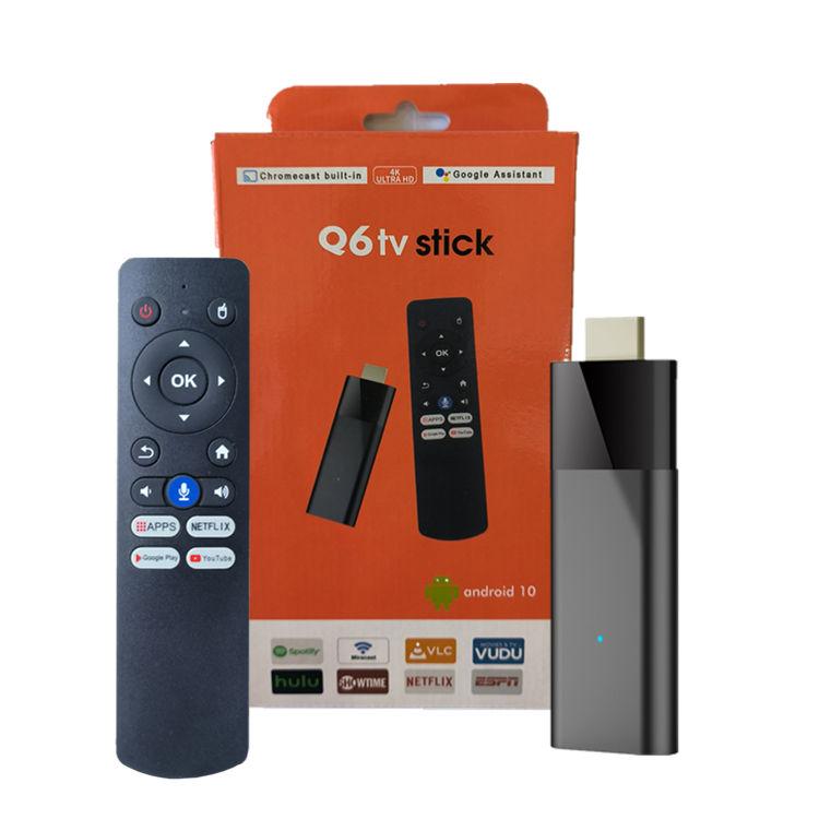 Smart TV Box Q6 Stick 4K android 10.0 CPU H313 2.4/5G dual wifi BT 4.0 1/8