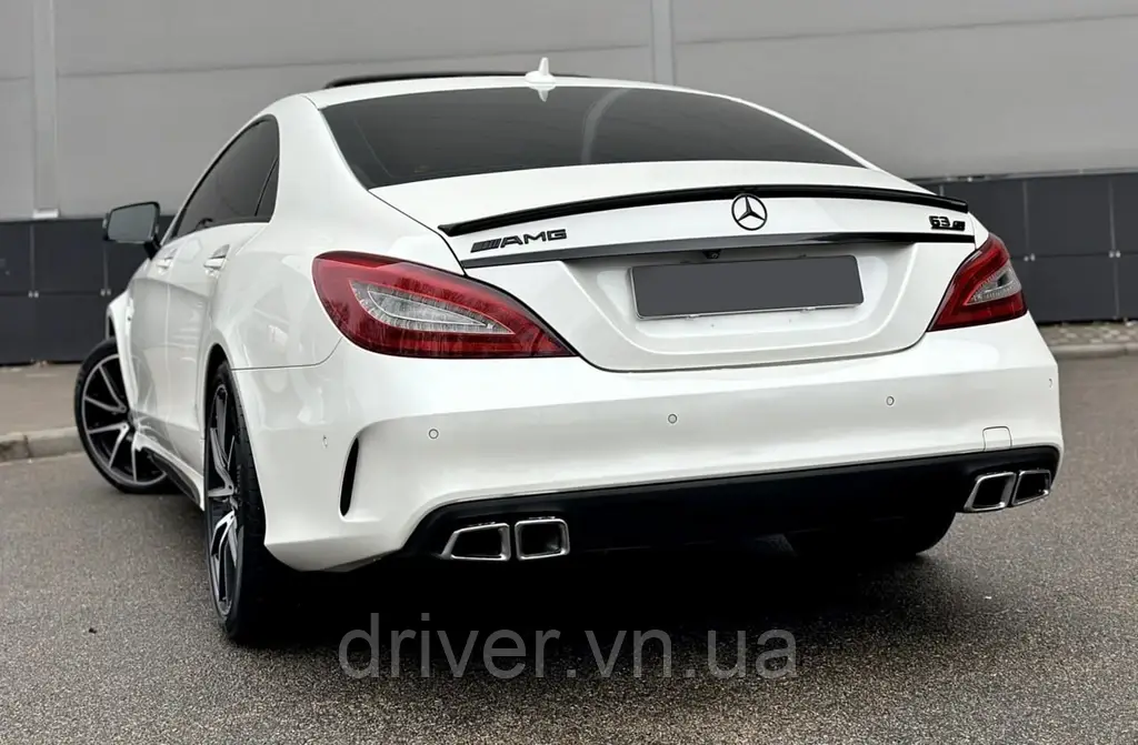 Задний диффузор с насадками (2015-2018, Дизайн CLS63) для Mercedes CLS C218
