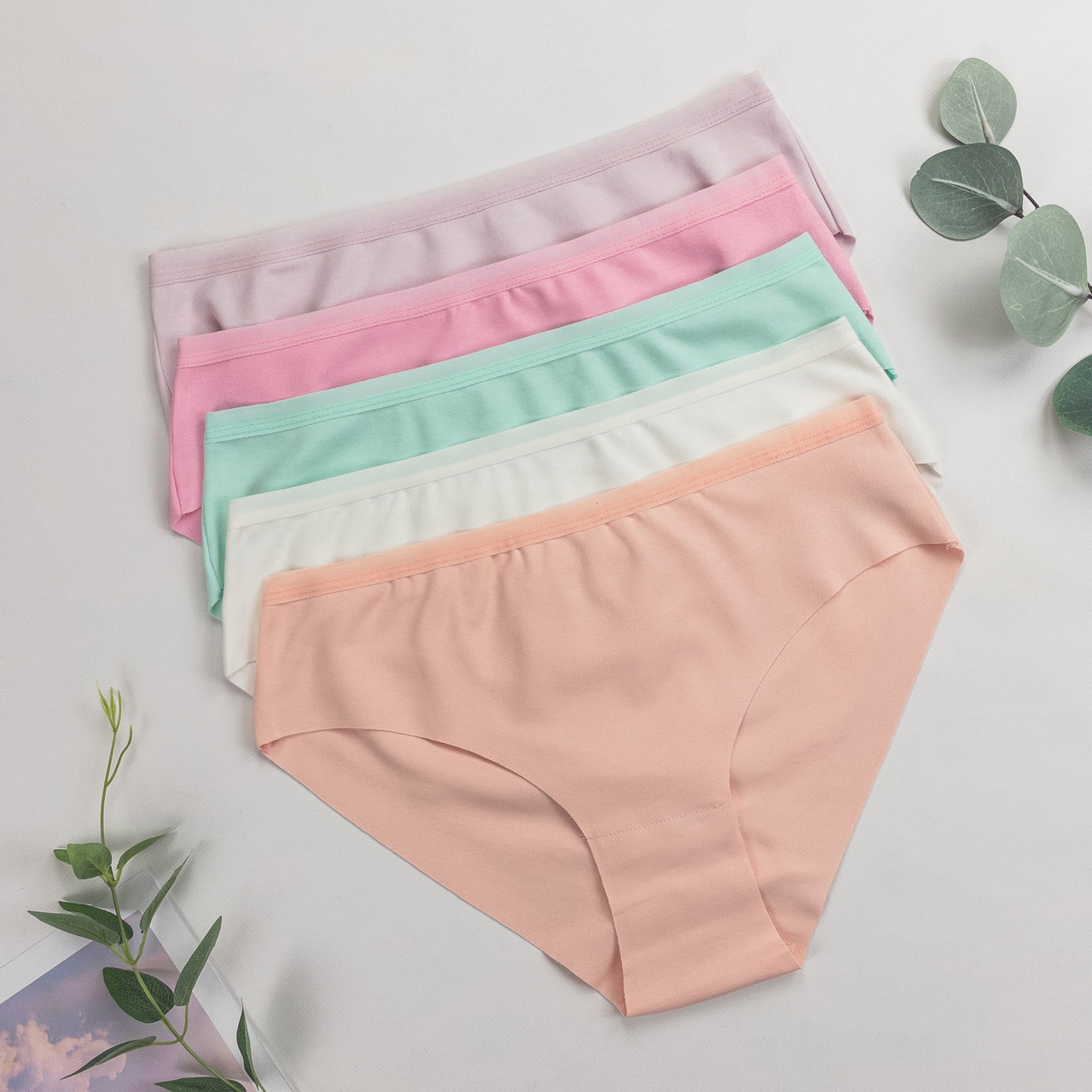 Труси жіночі сліпи безшовні Nicoletta Туреччина батал 2XL, 3XL, 4XL| 5 шт.