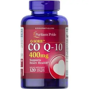 Коензим Puritan's Pride Q-SORB™ Co Q-10 400 мг 120 капс.