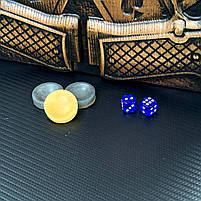 Нарди дерев'яні на подарунок Роза вітрів 64×32см, фото 7