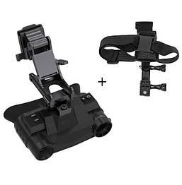 Прилад нічного бачення NVG G1 ORIGINAL 1920x1080P 4.5 940nm невидима хвиля + кріплення на шолом