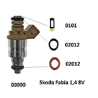 Ремкомплект форсунок Skoda Fabia 1,4 047906031, 5WP4274, 5WS02620